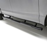 Aries Automotive 4 in. Oval Side Bars S223043 Step Bars, Steel, Black Powdercoated, Gloss, 4.00 Diameter, 99.990 Length, Ford, Pair thumbnail 1