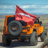 Aries Automotive TrailChaser Rear Bumper with Corner Guards for 2007-2017 WRANGLER, 2018 WRANGLER JK - 2082038 Bumpers, Fabricated, Steel, Black Powdercoated, Textured, Rear, Center Section, Guards, Jeep, Kit thumbnail 4