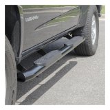 Aries Automotive 4 in. Oval Side Bars S224051 Step Bars, Steel, Black Powdercoated, Gloss, 4.00 Diameter, 80.500 Length, Chevrolet, GMC, Pair thumbnail 3