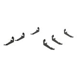 Aries Automotive 4 in. Oval Side Bars S224051 Step Bars, Steel, Black Powdercoated, Gloss, 4.00 Diameter, 80.500 Length, Chevrolet, GMC, Pair thumbnail 7