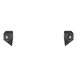 Aries Automotive TrailCrusher Front Bumper Corner Guards with LEDs 2081205 Guards, Aluminum, Black Powdercoated, Textured, Front, Jeep, Pair thumbnail 7