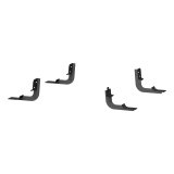 Aries Automotive 6 in. Oval Side Bar Mounting Brackets 4520 Truck Step Installation Kit, Steel, Black Powdercoated, Ram, Kit thumbnail 2