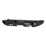 Aries Automotive TrailChaser Rear Bumper with Corner Guards and LEDs for 2007-2017 WRANGLER, 2018 WRANGLER JK - 2082061 Bumpers, Fabricated, Aluminum, Black Powdercoated, Textured, Rear, Center Section, Guards, Jeep, Kit thumbnail 3