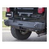 Aries Automotive TrailCrusher Rear Bumpers for 1997-2006 WRANGLER - 2157001 Bumper, Fabricated, Steel, Black Powdercoated, Rear, Jeep, Each thumbnail 4