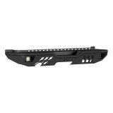 Aries Automotive TrailChaser Rear Bumper with Corner Guards and LEDs for 2007-2017 WRANGLER, 2018 WRANGLER JK - 2082060 Bumpers, Fabricated, Aluminum, Black Powdercoated, Textured, Rear, Center Section, Guards, Jeep, Kit thumbnail 5