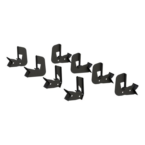 Aries Automotive ActionTrac Mounting Brackets 3025101 Running Board Component, Bracket, ActionTrac, Black Powdercoated, Chevrolet, GMC, Kit thumbnail 2
