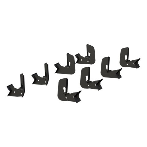 Aries Automotive ActionTrac Mounting Brackets 3025101 Running Board Component, Bracket, ActionTrac, Black Powdercoated, Chevrolet, GMC, Kit thumbnail 3
