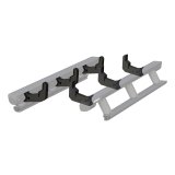 Aries Automotive ActionTrac Mounting Brackets for 2004-2024 TITAN, 2016-2024 TITAN XD - 3025160 Running Board Components, Bracket, ActionTrac, Crew Cab Applications, Nissan, Kit thumbnail 1