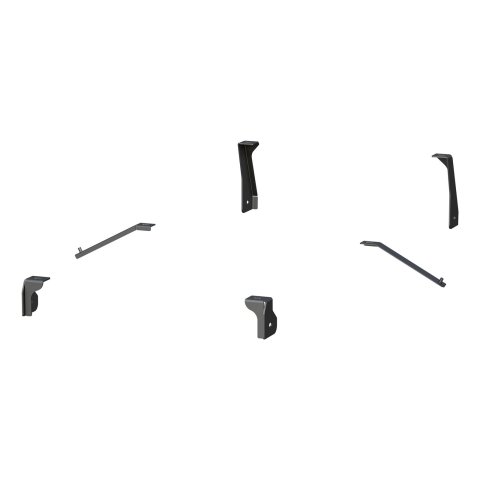 Aries Automotive 3 in. Round Side Bars 204054-2 Nerf and Step Bars, Stainless Steel, Polished, 3.00 Diameter, Chevrolet, GMC, Pair thumbnail 3