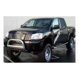 Aries Automotive 3 in. Bull Bars for 2005-2015 ARMADA, 2004-2015 TITAN - 35-9001 Grille Guard, Bar, in., Stainless Steel, Polished, Nissan, Each thumbnail 1