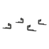 Aries Automotive 6 in. Oval Side Bar Mounting Brackets for 2004-2014 F-150 - 4504 Step Brackets, Oval, Ford, Kit thumbnail 1
