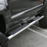 Aries Automotive 6 in. Oval Side Bars for 2006-2023 TACOMA - 4444037 Step Bars, Stainless Steel, Polished, 6.00 Diameter, 75.00 Length, Toyota, Pair thumbnail 1
