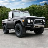 Aries Automotive 3 in. Round Side Bars for 1966-1972 BRONCO - 203038 Step Bars, Diameter, Steel, Black Powdercoated, Ford, Pair thumbnail 1