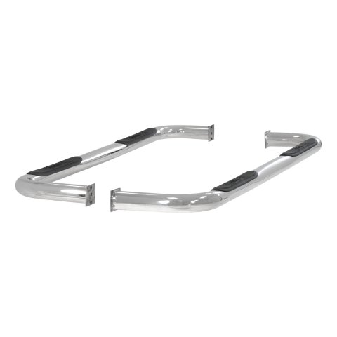 Aries Automotive 3 in. Round Side Bars for 1998-2000 RAM 1500 - 205003-2 Step Bars, Diameter, Stainless Steel, Polished, Dodge, Pair thumbnail 3