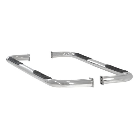 Aries Automotive 3 in. Round Side Bars for 1998-2000 RAM 1500 - 205003-2 Step Bars, Diameter, Stainless Steel, Polished, Dodge, Pair thumbnail 4