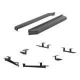 Aries Automotive AeroTread Running Boards 2061014 Boards, Aluminum/Stainless Steel, Black Powdercoated, 5 in. Boards, 70.00 in. Length, Toyota, Pair thumbnail 2