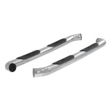 Aries Automotive 3 in. Round Side Bars 203044-2 Step Bars, Diameter, Stainless Steel, Polished, Ford, Pair thumbnail 3