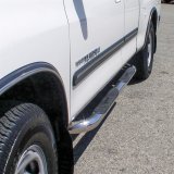 Aries Automotive 3 in. Round Side Bars for 2000-2006 TUNDRA - 202003-2 Step Bars, Side, inch, Stainless Steel, Polished, Toyota, Pair thumbnail 1