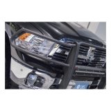 Aries Automotive Pro Series Grille Guards for 2011-2018 1500, 2019-2024 1500 CLASSIC, 2009-2010 RAM - P5058 Guard, Bull Bar, Series, 3 in., Steel, Black Texture Powdercoated, Dodge, Ram, Each thumbnail 1