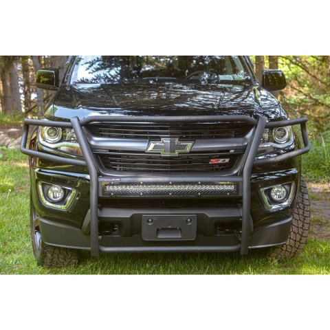 Aries Automotive Pro Series Grille Guards for 2015-2020 CANYON, 2015-2022 COLORADO - P4088 Guards, Brush Guard, Steel, Black Textured Powdercoat, Chevrolet, GMC, Each