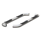Aries Automotive 3 in. Round Side Bars for 2011-2018 1500, 2019-2024 1500 CLASSIC, 2009-2010 RAM - 205040-2 Nerf and Step Bars, Bars, Stainless Steel, Polished, 3.00 Diameter, Dodge, Pair thumbnail 2