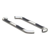 Aries Automotive 3 in. Round Side Bars for 2011-2018 1500, 2019-2024 1500 CLASSIC, 2009-2010 RAM - 205040-2 Nerf and Step Bars, Bars, Stainless Steel, Polished, 3.00 Diameter, Dodge, Pair thumbnail 5