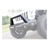 Aries Automotive TrailCrusher Angular Brush Guards for 2020-2025 GLADIATOR, 2007-2025 WRANGLER, 2018 WRANGLER JK - 2081101 Grille Guards, Aluminum, Black Powdercoated, Textured, Guard, Front, Jeep, Each thumbnail 4