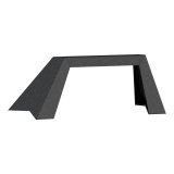 Aries Automotive TrailCrusher Angular Brush Guards for 2020-2025 GLADIATOR, 2007-2025 WRANGLER, 2018 WRANGLER JK - 2081101 Grille Guards, Aluminum, Black Powdercoated, Textured, Guard, Front, Jeep, Each thumbnail 6