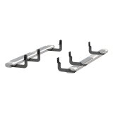 Aries Automotive 6 in. Oval Side Bar Mounting Brackets for 2005-2013 ARMADA, 2004-2024 TITAN, 2016-2024 TITAN XD - 4542 Truck Step Installation Kits, Brackets, Running Board Style, Nissan, Kit thumbnail 1
