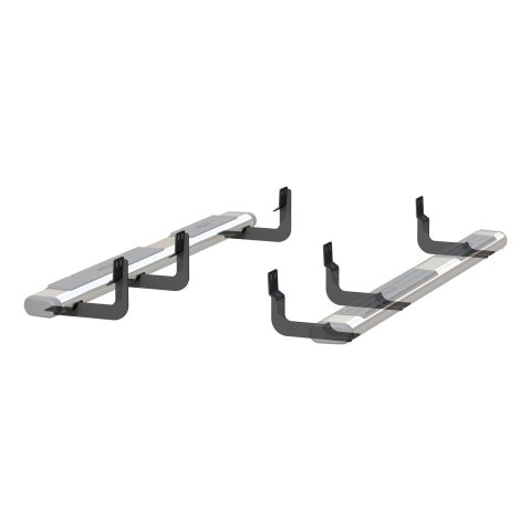 Aries Automotive 6 in. Oval Side Bar Mounting Brackets for 2005-2013 ARMADA, 2004-2024 TITAN, 2016-2024 TITAN XD - 4542 Truck Step Installation Kits, Brackets, Running Board Style, Nissan, Kit