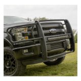 Aries Automotive Pro Series Grille Guards for 2015-2020 F-150 - 2170012 Guards, Series, Steel, Black Textured Powdercoat, LED Light Bar, Ford, Each thumbnail 3