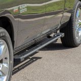 Aries Automotive Rocker Steps 2074110 Step Bars, Nerf Bars, Steel, Textured Black Powdercoated, Dodge, Ram, Pair thumbnail 1
