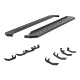 Aries Automotive RidgeStep Running Boards for 2017-2018 RIDGELINE - 2055538 Boards, Carbon Steel, Black Powdercoated, Textured, 6 1/2 in. Boards, 85.00 in. Length, For use on Honda®, Pair thumbnail 4
