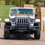Aries Automotive Pro Series Grille Guards for 2020-2024 GLADIATOR, 2018-2024 WRANGLER - 2170032 Guards, Series, Steel, Black Textured Powdercoat, LED Light Bar, Jeep, Each thumbnail 2