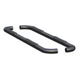 Aries Automotive 3 in. Round Side Bars 205044 Nerf and Step Bars, Bars, Steel, Black, Gloss, Powdercoated, 3.00 Diameter, Ram, Pair thumbnail 1