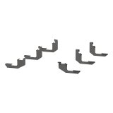 ARIES Automotive - Truck Step Installation Kits for 2019-2025 RANGER 2055103 Bracket, bar brackets 2019-2019 Ford Ranger Crew Cab Pickup thumbnail 1