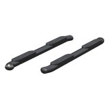 Aries Automotive 4 in. Oval Side Bars S224054 Step Bars, Steel, Black Powdercoated, Gloss, 4.00 Diameter, 76.750 Length, Chevrolet, GMC, Pair thumbnail 2