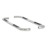 Aries Automotive 3 in. Round Side Bars 204004-2 Step Bars, Diameter, Stainless Steel, Polished, Chevy, GMC, Pair thumbnail 3