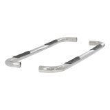 Aries Automotive 3 in. Round Side Bars 204004-2 Step Bars, Diameter, Stainless Steel, Polished, Chevy, GMC, Pair thumbnail 4
