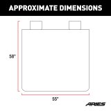 Aries Automotive Seat Defenders 3146-09 Cover, Defender, Bench, Highback, 600-denier, Black, Each thumbnail 2