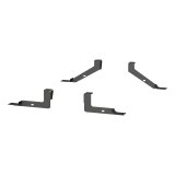 Aries Automotive 6 in. Oval Side Bar Mounting Brackets 4501 Step Brackets, Oval, Dodge, Ram, Kit thumbnail 1
