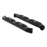 Aries Automotive Big Step 4 in. Round Side Bars AL231007 Bars, Step, Diameter, Aluminum, Black Textured Powdercoated, Jeep, Pair thumbnail 6