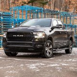 Aries Automotive 6 in. Oval Side Bars 4445015 Step Bars, Aluminum, Black Powdercoated, Gloss, 6.00 Diameter, 85.00 Length, Dodge, Pair thumbnail 1