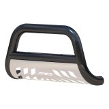 Aries Automotive 3 in. Bull Bars for 2011-2018 1500, 2019-2024 1500 CLASSIC, 2009-2010 RAM - B35-5005 Grille Guard, Bar, Steel, Black Powdercoated, Dodge, Ram, Each thumbnail 2