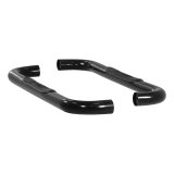 Aries Automotive 3 in. Round Side Bars 204018 Step Bars, Diameter, Steel, Black Powdercoated, Chevy, GMC, Pair thumbnail 3