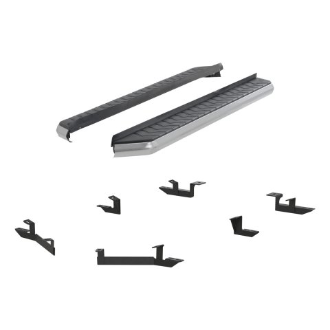 Aries Automotive AeroTread Running Boards for 2014-2020 HIGHLANDER - 2051015 Boards, Aluminum/Stainless Steel, Polished, Full Length, 70.00 in. Length, Toyota, Pair thumbnail 2