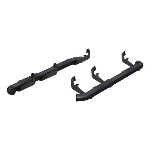 Aries Automotive 3 in. Round Side Bars for 2015-2025 CANYON, COLORADO - 204051 Step Bars, Diameter, Steel, Black Powdercoated, Chevy, GMC, Pair thumbnail 2