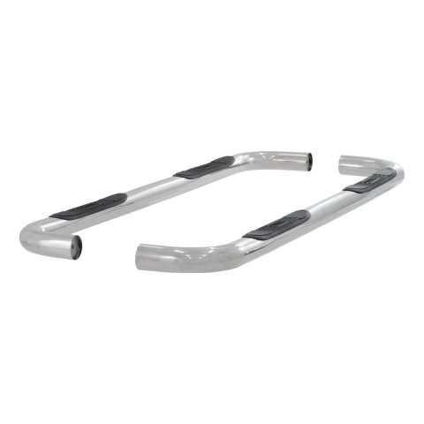 Aries Automotive 3 in. Round Side Bars for 2005-2010 DAKOTA - 205010-2 Nerf and Step Bars, Bars, Stainless Steel, Polished, Dodge, Ram, Pair thumbnail 3