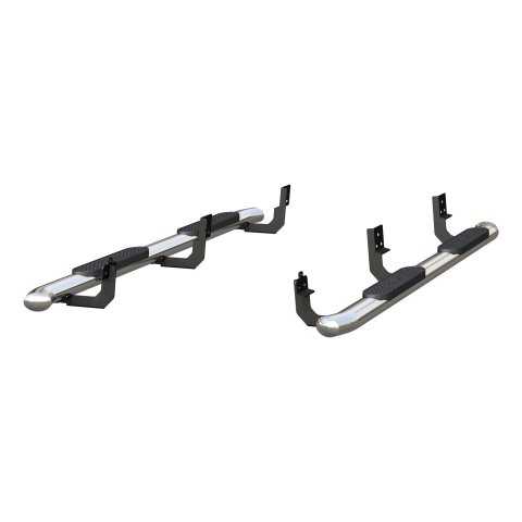 Aries Automotive 4 in. Oval Side Bars S225041-2 Step Bars, Stainless Steel, Polished, 4.00 Diameter, 86.810 Length, Dodge, Pair thumbnail 4