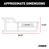 ARIES Automotive - Doors for 1997-2006 WRANGLER 1500100 Tube Doors, 1997 2006 Jeep Wrangler thumbnail 5